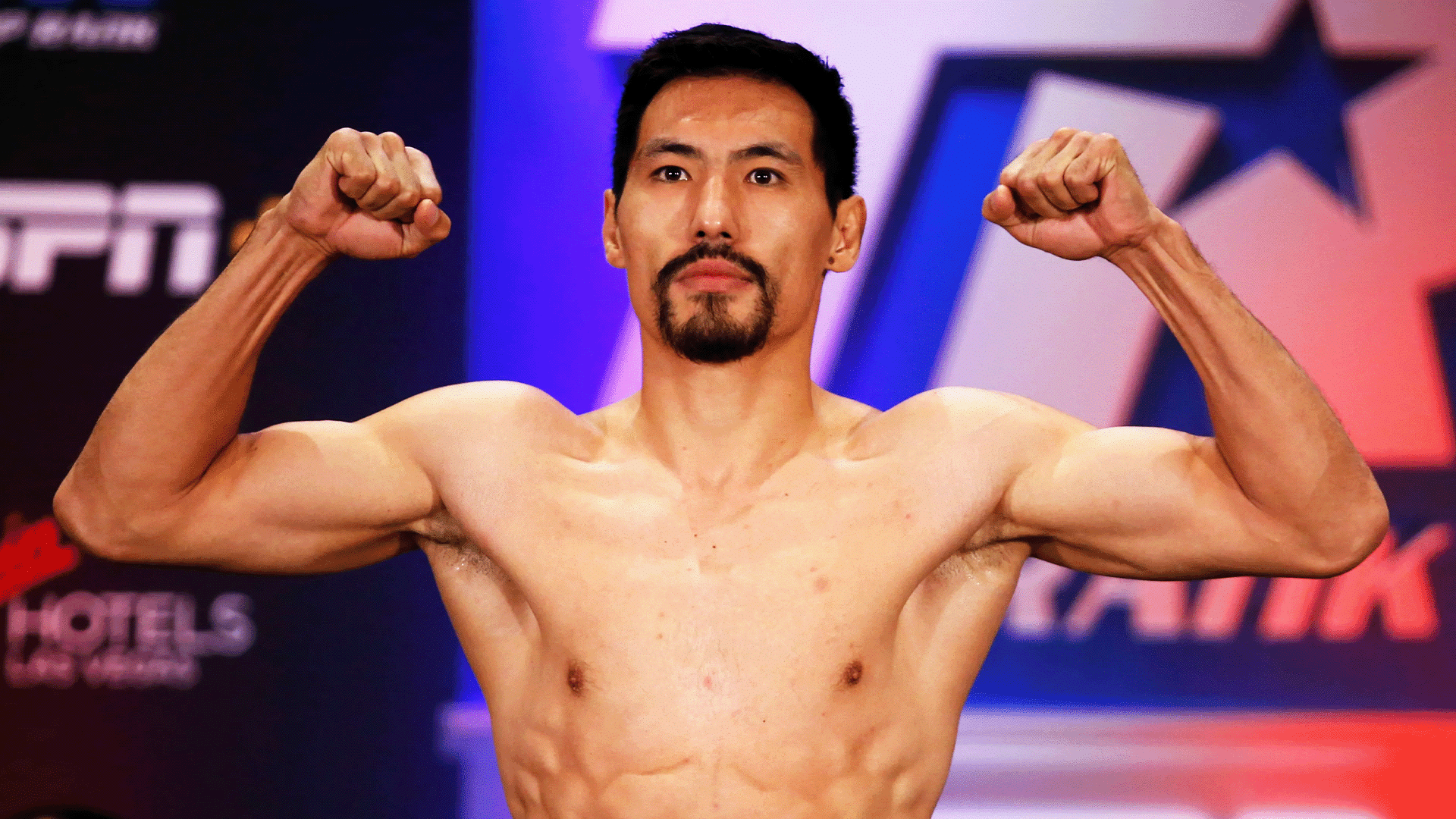 Жәнібек Әлімханұлы Рамазан айыннан соң 5 сәуірде француз Анауэль Нгамиссенгемен жұдырықтасады/фото: ашық дерек көзі