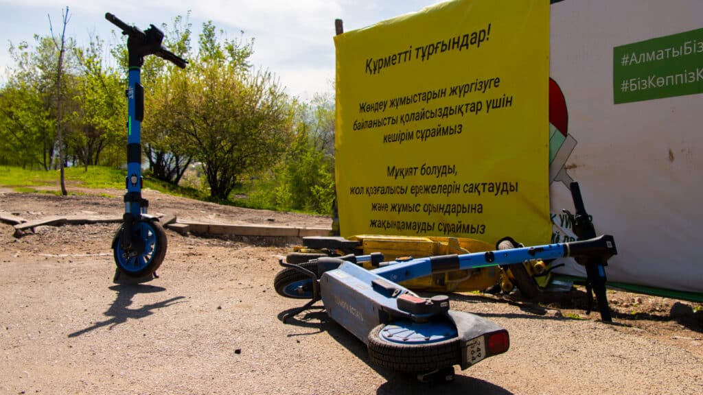 Акимат Алматы не может контролировать компании по аренде электросамокатов