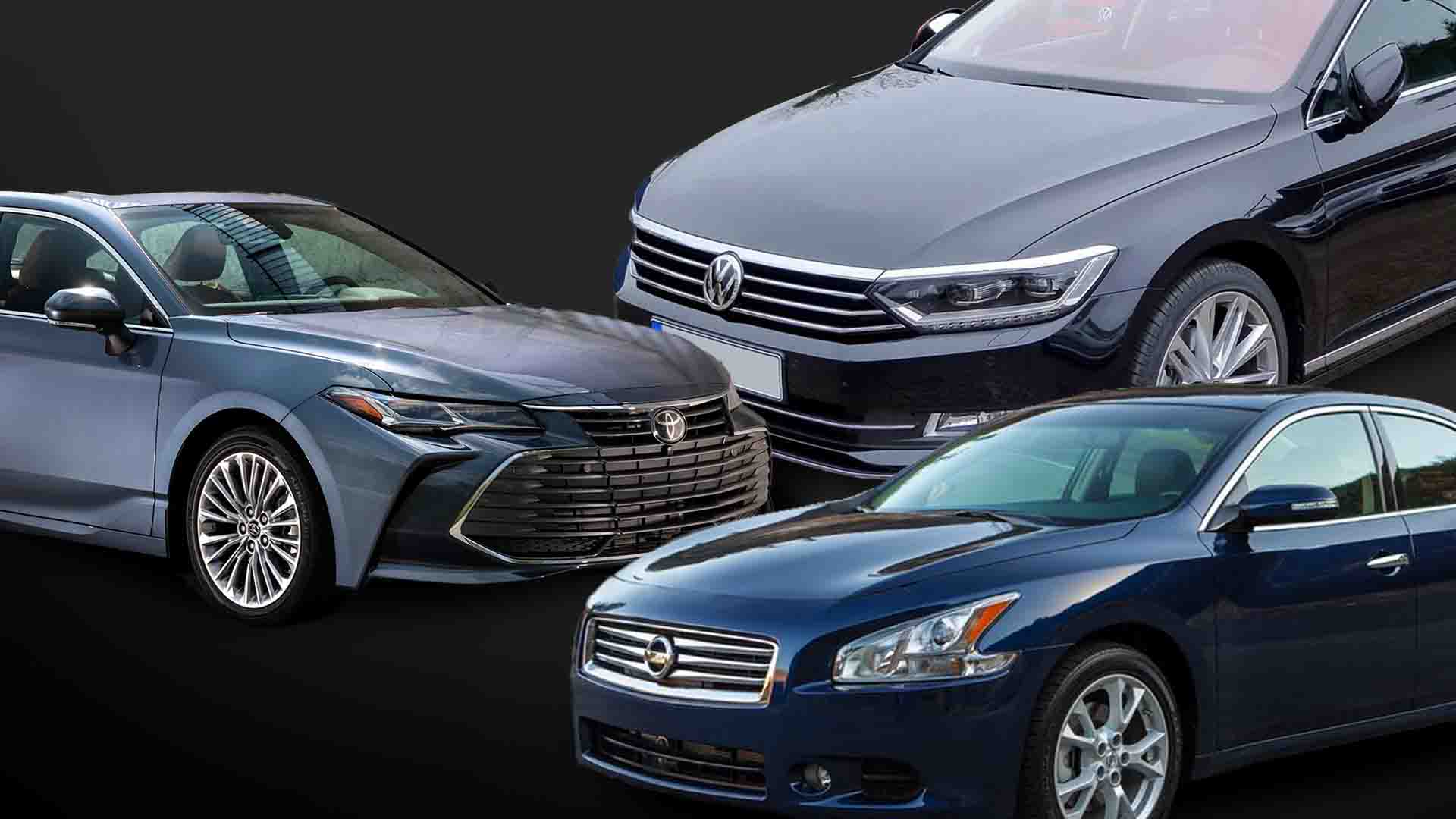 Avalon, Maxima, Passat: Келмеске кеткен седандар