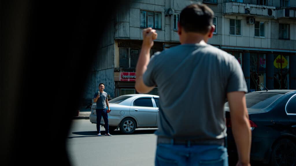 Водителей в Астане арестовали за драку благодаря видеозаписи