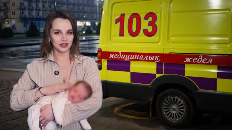 Дочь казахстанского блогера чуть не задохнулась из-за медленной скорой