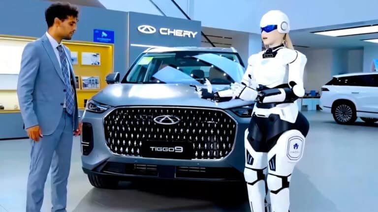Chery автосалондарында гуманоид-роботтар клиенттерге қызмет көрсете бастады
