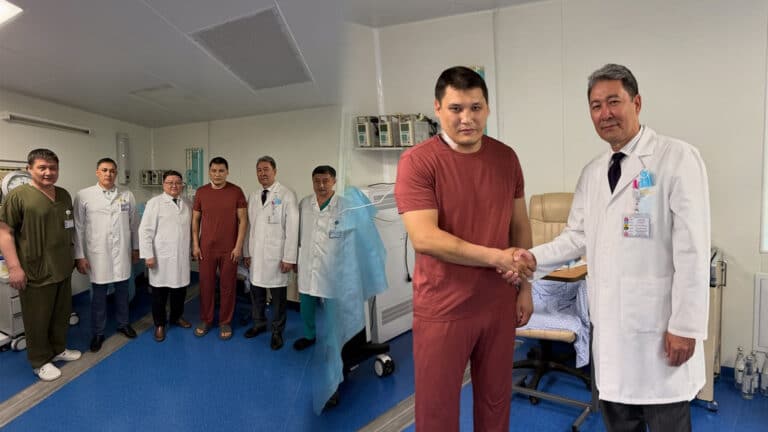 Замакима Шымкента Руслан Берденов выписывается из больницы