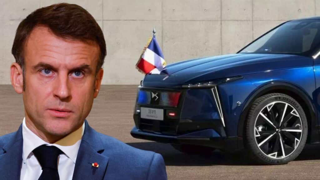 Макрон стал первым президентом, пересевшим на электромобиль