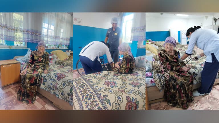 В Шымкенте 92-летнюю пенсионерку спасли из дома с тараканами