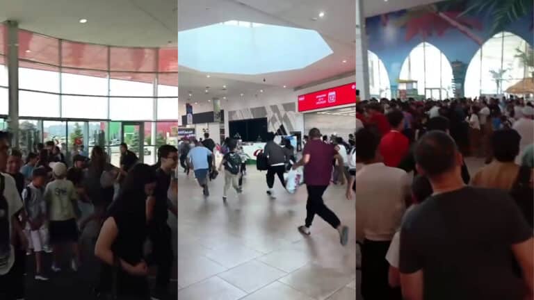 В алматинском Aport Mall произошла давка из-за открытия нового аквапарка