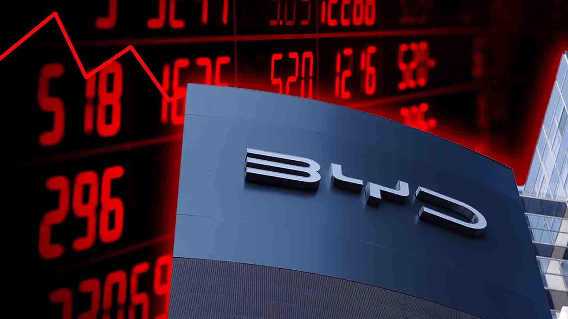 BYD автогиганты тауар бағасын түсірген соң акциялар құнсызданды / коллаж: Kursiv.Media, бильд-редактор Ахтам Зиперов