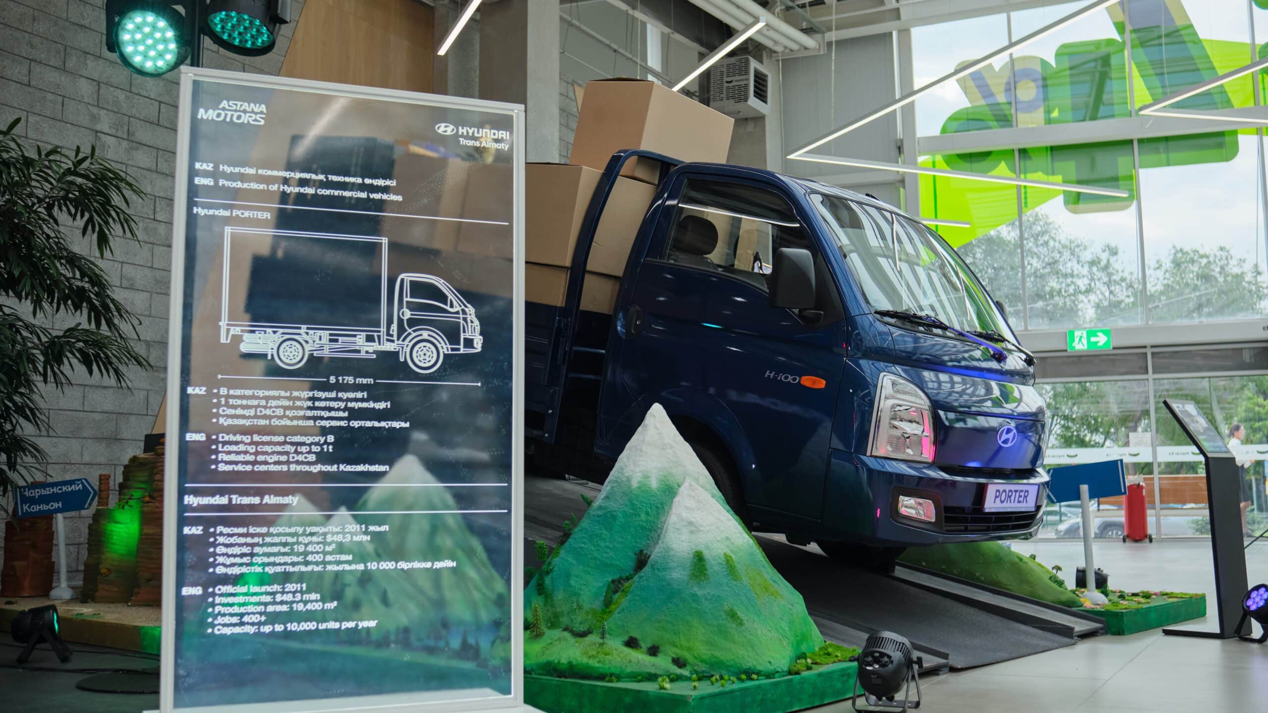 Новый Hyundai Porter Казахстан, грузовик хендай портер, портер хундай, астана моторс