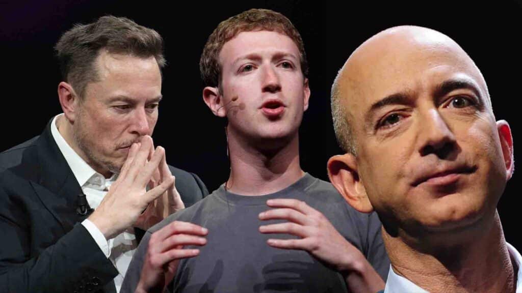 Forbes тізімін бастаған үшеудің дәулеті азайды / коллаж: Kursiv.Media, бильд-редактор Ахтам Зиперов