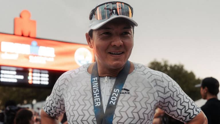 Внук Назарбаева похвастался результатами в гонке IRONMAN