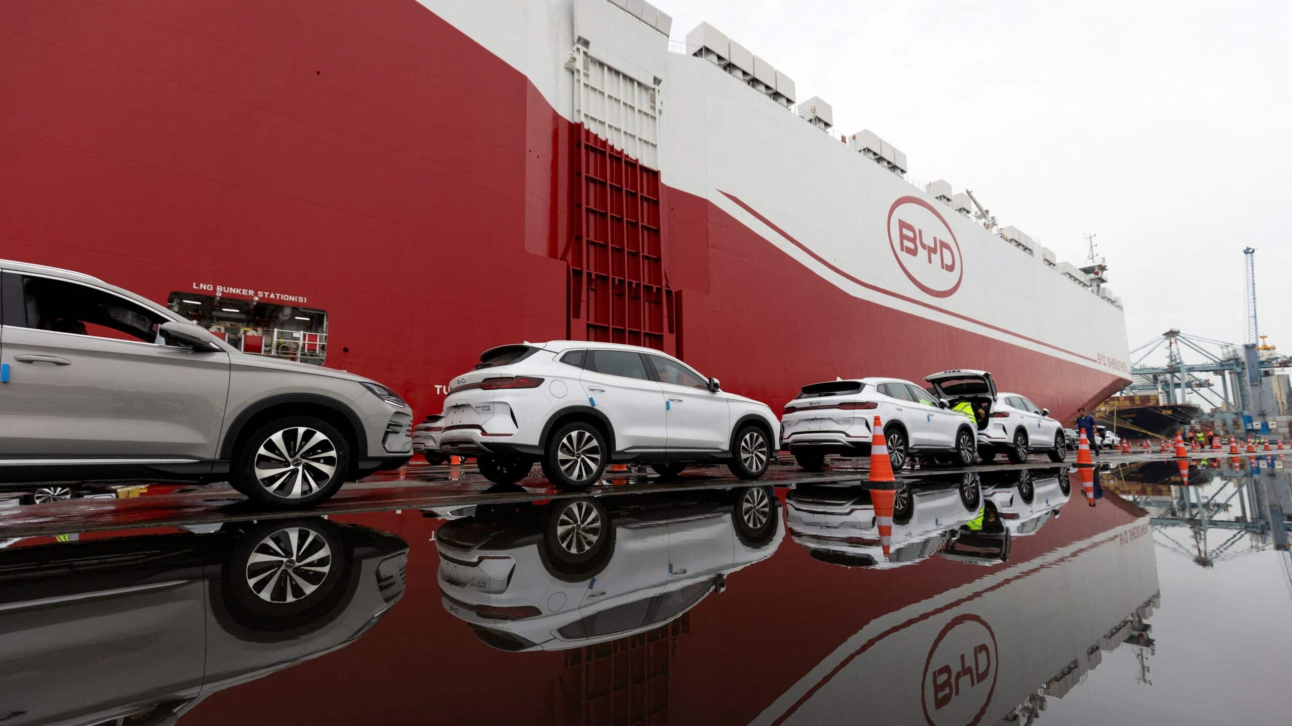 BYD Shenzhen кемесі алғашқы рейсін Бразилияға жасады / фото: REUTERS/Anderson Coelho