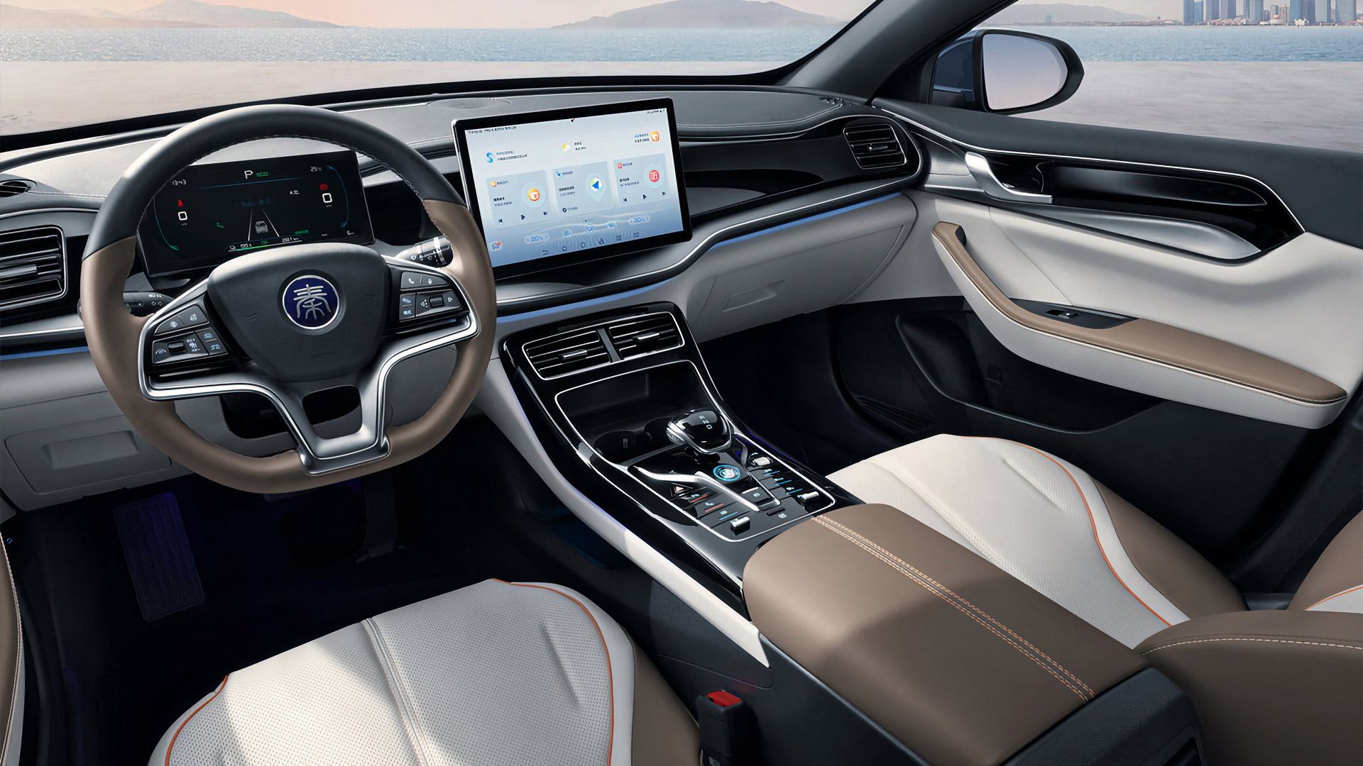 byd с пробегом, BYD Qin Plus ev, машина би вай ди