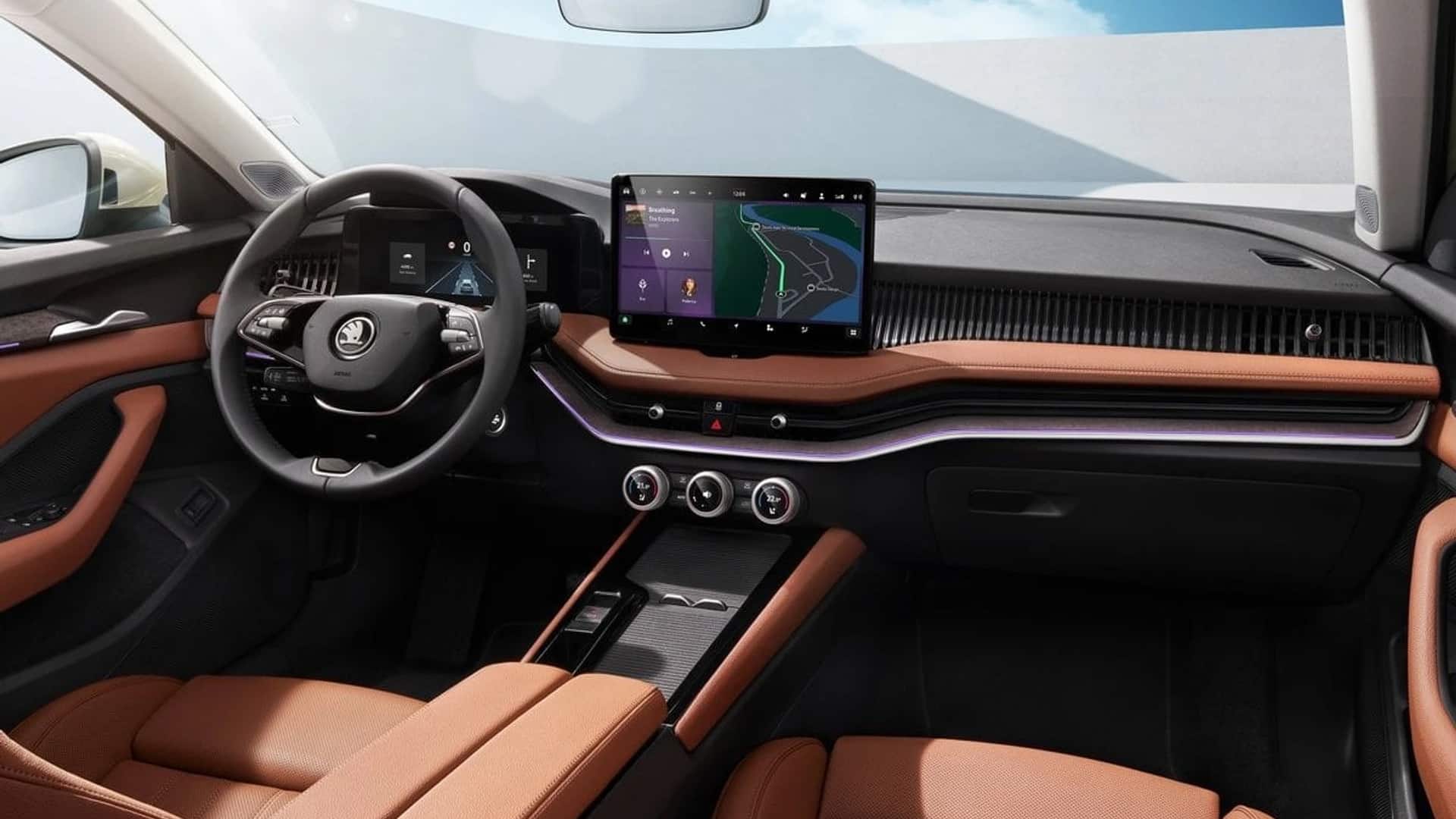 Салон "Шкоды Суперб", Шкода Суперб Казахстан, Шкода Костанай, skoda superb