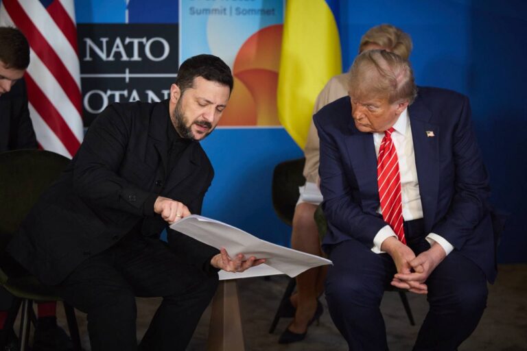 Зеленский рассказал, о чем говорил с Трампом на полях саммита НАТО
