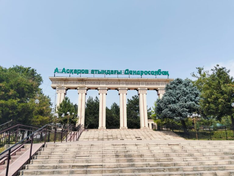 Шымкенттегі Дендросаябақта кітапхана салынып жатыр