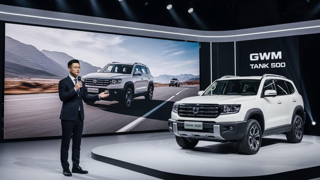 GMW показали фото обновленного внедорожника Tank 500