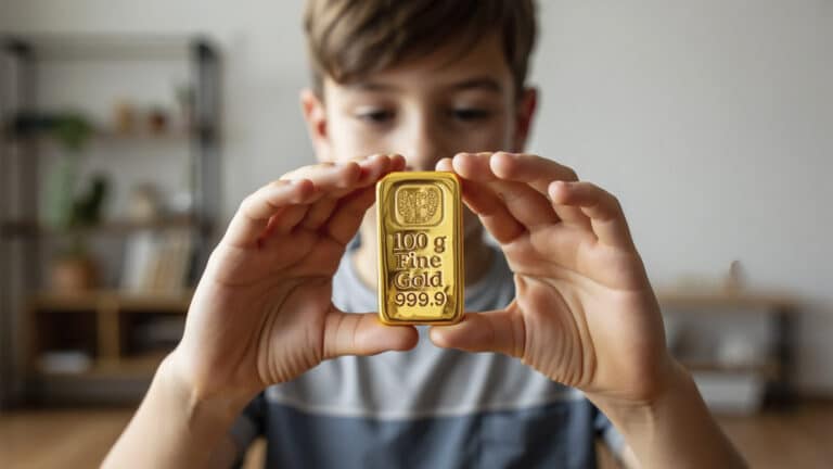 Казахстанка подарила сыну 100 грамм золота на 12-летие