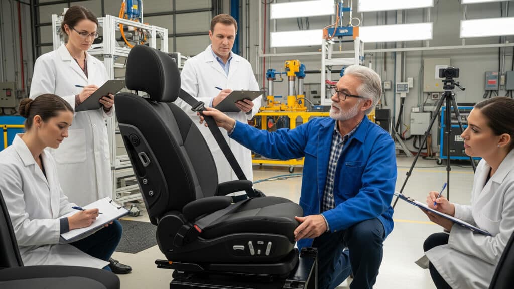 Правильная посадка за рулем может спасти жизнь при ДТП