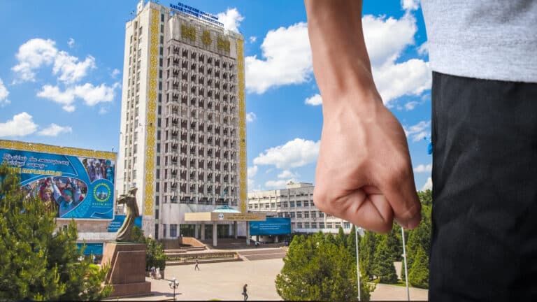 В КазНУ произошла драка во время вручения дипломов