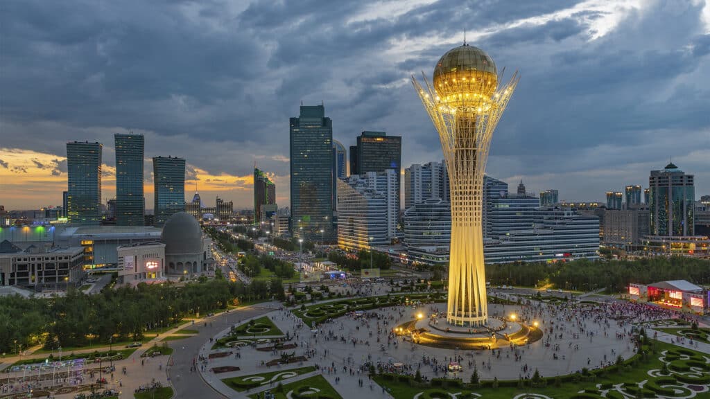Байтерек в центре Астаны