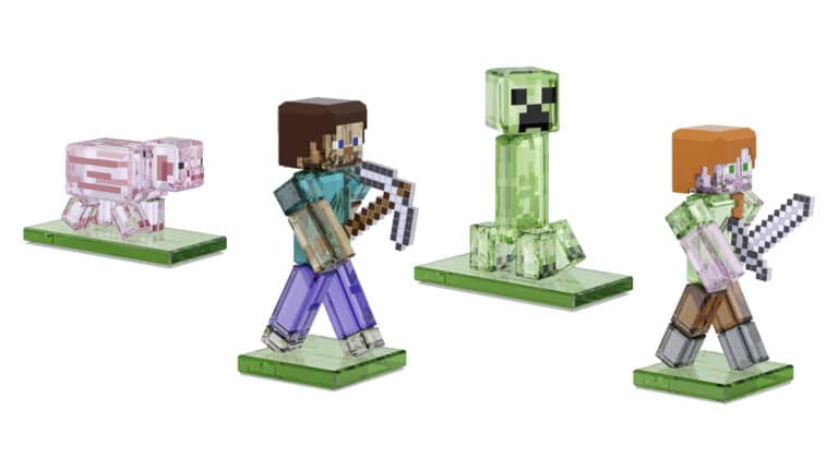 Персонажей Minecraft превратили в фигурки Swarovski за 200 тысяч тенге