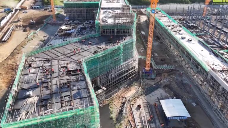 LRT депосында құрылыс жұмыстары 50 пайызға аяқталды