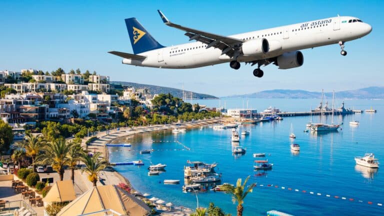 Air Astana начала летать в Бодрум из Астаны