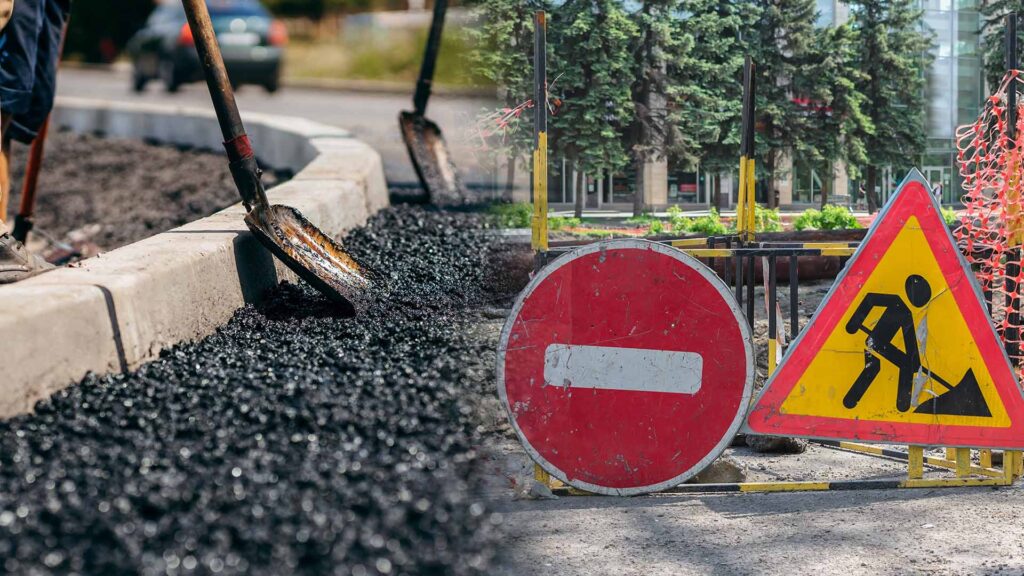 ремонт дорог в Астане