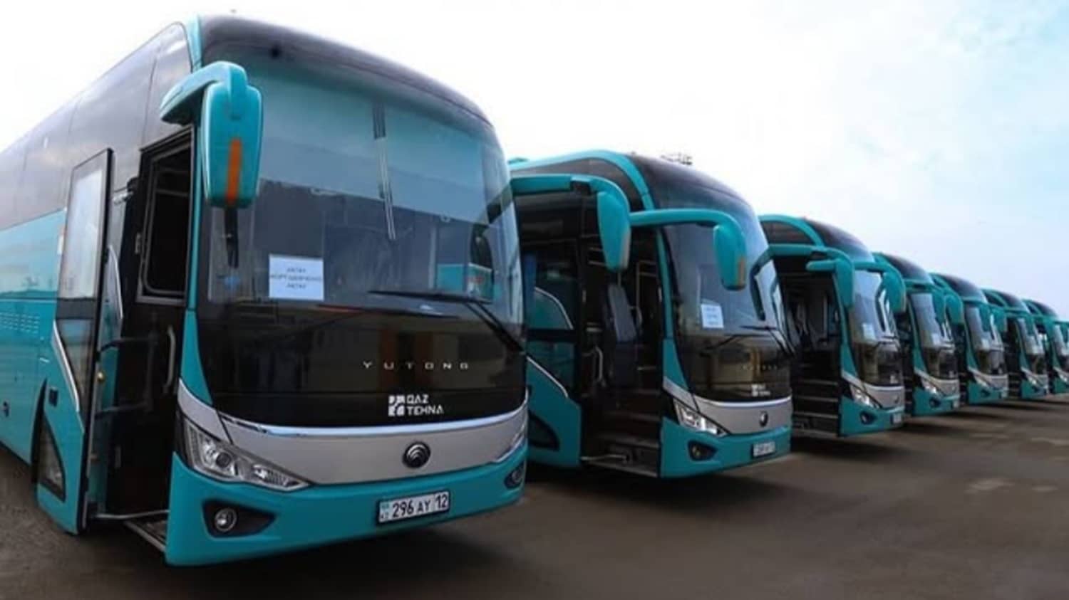 Ақтау қаласынан аудандарға қатынайтын автобустар / фото: instagram.com/caspian_avtopark