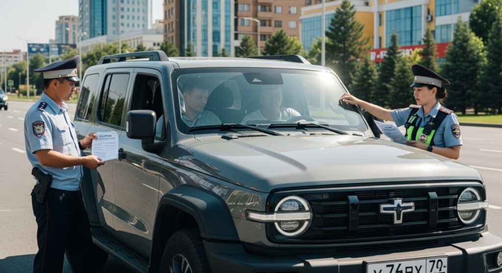 Водителя Tank с долгами по штрафам в 220 млн тенге задержали в Астане