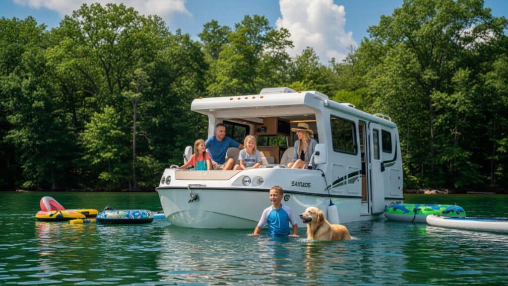 Плавающие автодома меняют представление о путешествиях