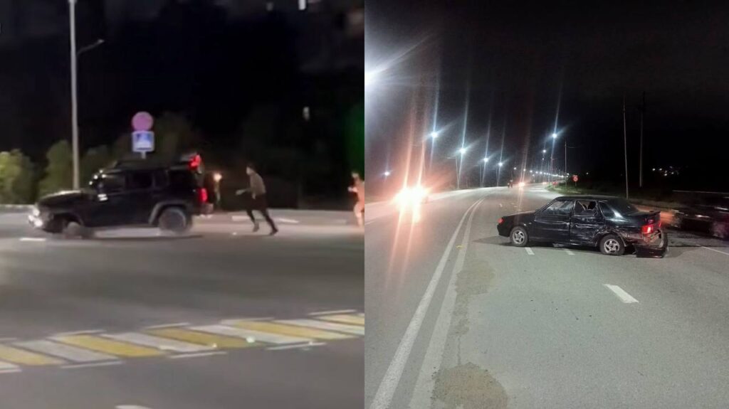 Видео побега в стиле GTA показали полицейские Костаная