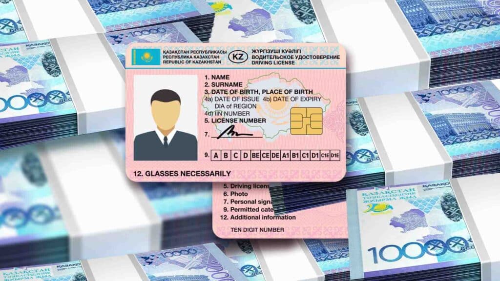 Жүргізуші куәлігі қара базарда қанша тұрады