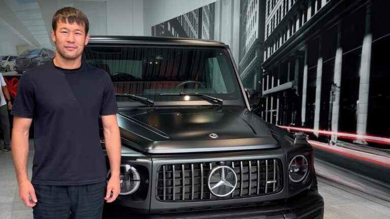 UFC star Shavkat Rakhmonov shows off his new luxurious ride