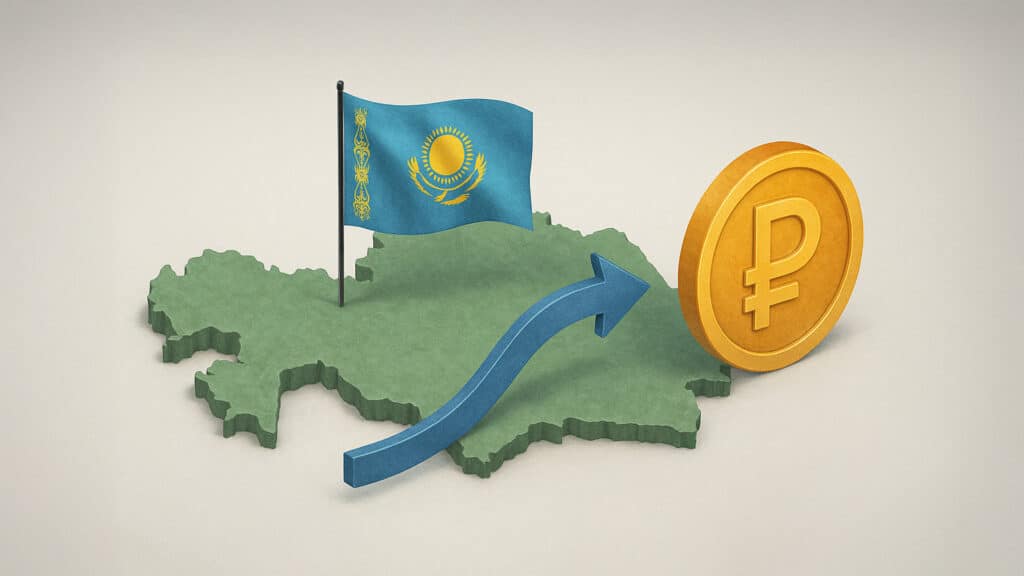 Казахстан превращается в рублевый транзитный узел