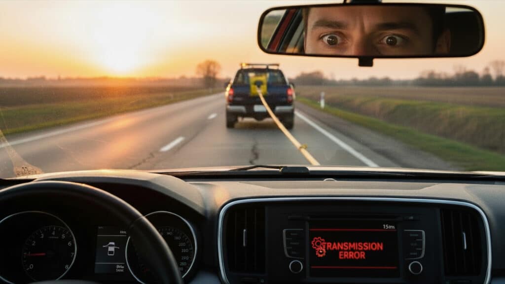 Буксировка автомобиля на «роботе» может закончиться гибелью КПП