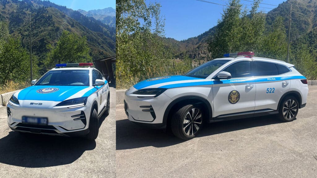 Полиция Алматы пересаживается на электромобили