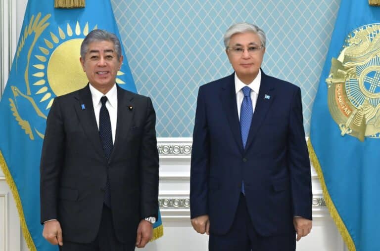 Тоқаев Жапонияның Сыртқы істер министрін қабылдады