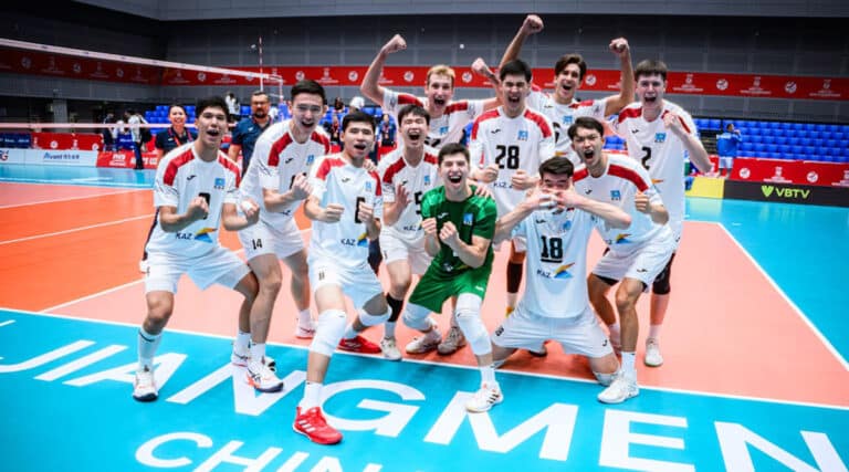 Казахстан, выиграв у Южной Кореи, вышел в плей-офф молодежного ЧМ по волейболу