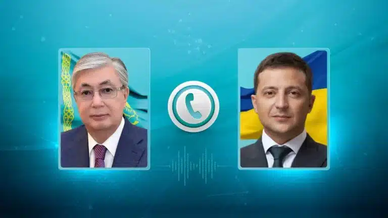 Украина тарапының бастамасымен  Тоқаев пен Зеленский телефон арқылы сөйлесті