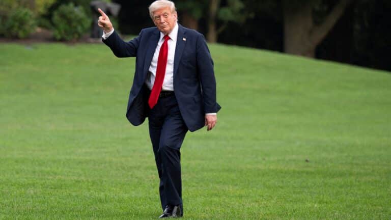 Conspiracy claim: Trump says US foes are teaming up