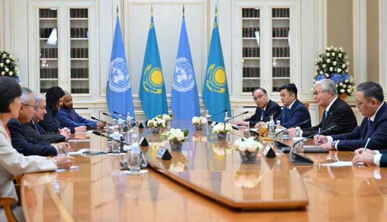 Токаев встретился с Генсеком ООН