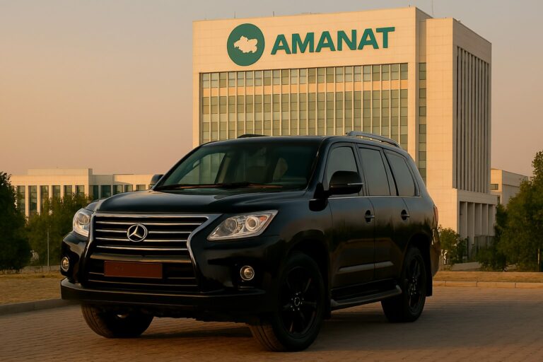 В партии «Аманат» отреагировали на скандал с депутатом на Lexus