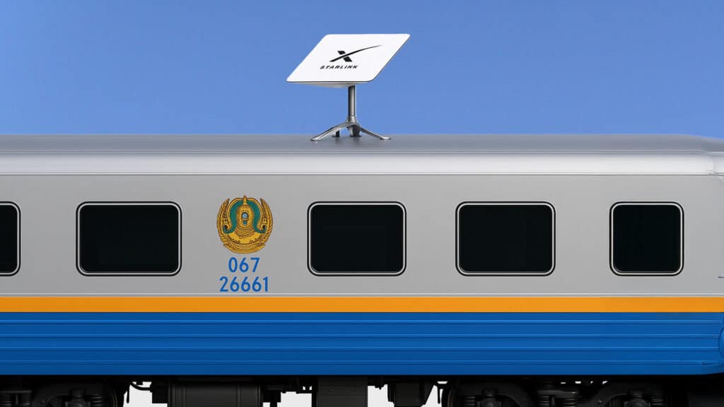 В казахстанских поездах запустят интернет от Илона Маска