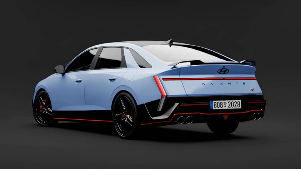 Hyundai готовит гибридную Elantra N 2026 с новым дизайном