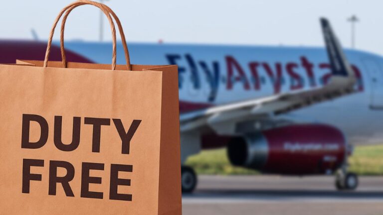 FlyArystan разрешила пассажирам бесплатно провозить алкоголь и косметику из Duty Freе