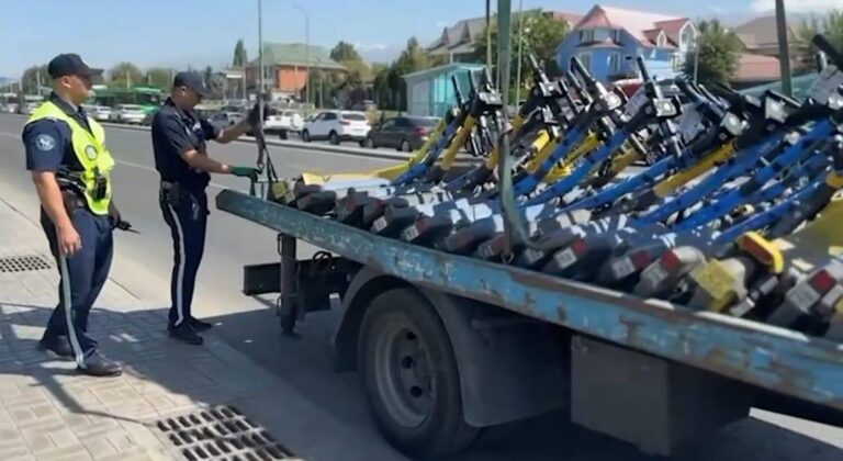 Самокатшылар бір тәулікте 1 мыңнан астам рет тәртіп бұзған