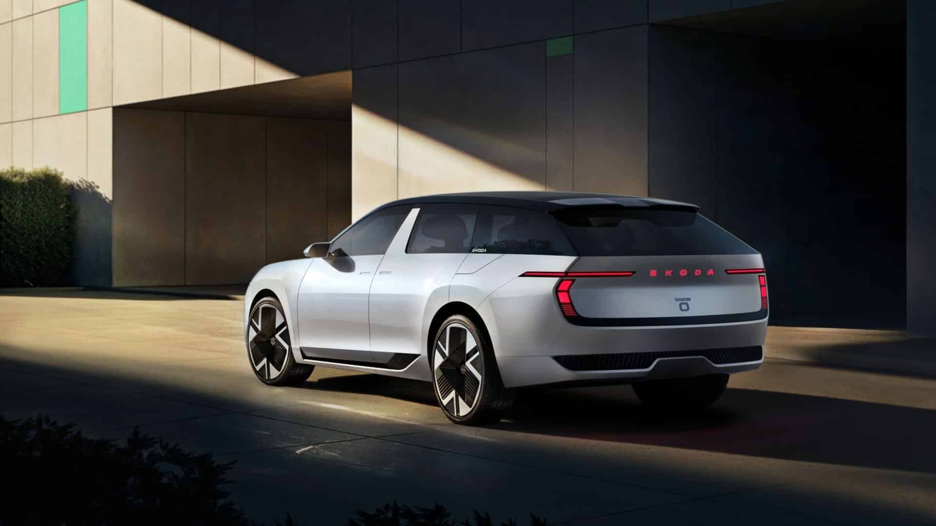 Skoda Vision O Octavia, новая Шкода Октавия, электроуниверсал, электоромобиль