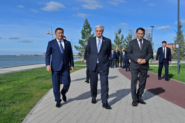 Проект благоустройства Кокшетау представили Токаеву