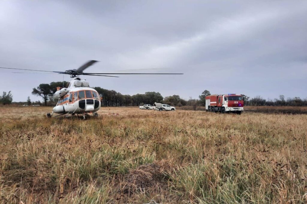 В Жетісу потушили природный пожар в нацпарке «Алтын-Эмель»